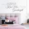 RoomMates Always Kiss Me Goodnight Peel & Stick Wall Decals